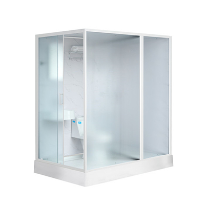 Lato di alluminio bianco acrilico bianco dell'ABS Tray1900*1200*2150mm delle cabine della doccia aperto
