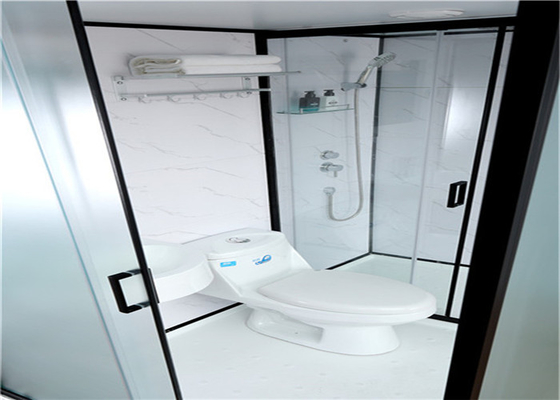 Lato di alluminio nero acrilico bianco del vassoio 1900*1200*2150mm dell'ABS delle cabine della doccia aperto