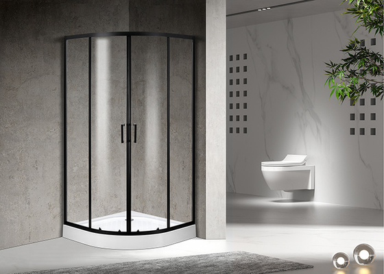 La recinzione d'angolo curva della doccia, la doccia di 900x900x2000mm e le recinzioni del bagno cromano di alluminio