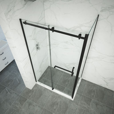 Porta di vetro di diapositiva inossidabile 1800X1950mm della doccia temperata 8mm