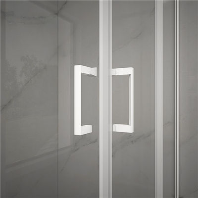 Il quadrato 6mm ha temperato la recinzione d'angolo della doccia curva bagno di vetro di 900x900x2000mm, la doccia e le recinzioni del bagno