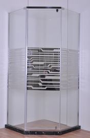 Porta di vetro del perno di forma di Dimond dello specchio di recinzioni della doccia del quadrante di abitudine 900MM