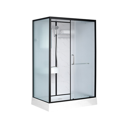 Alluminio nero acrilico bianco del vassoio 1100*800*2150mm dell'ABS delle cabine della doccia