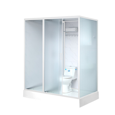 Cabine doccia Vassoio in ABS acrilico bianco 2000*1160*2150mm frontale in alluminio bianco aperto
