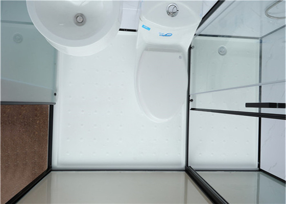 Lato di alluminio nero acrilico bianco del vassoio 1900*1200*2150mm dell'ABS delle cabine della doccia aperto