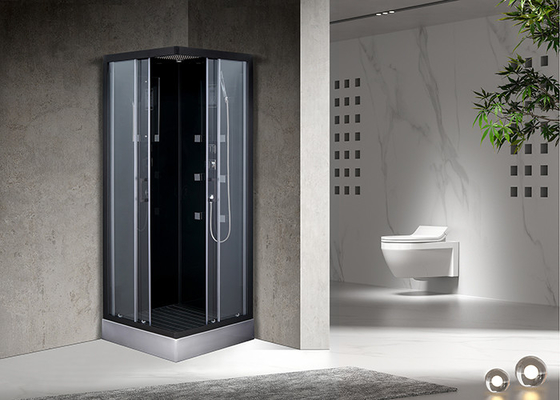 Alluminio quadrato di Tray Black dell'ABS di Grey Acrylic delle cabine della doccia del bagno