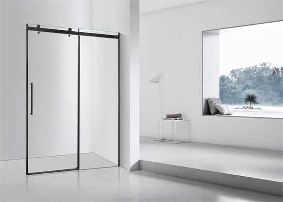 Caselle di doccia in vetro di angolo con telaio in alluminio elegante con aspetto a arco