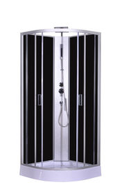 Adatti ad ABS bianchi le stalle di doccia acriliche dell'angolo del vassoio, cabina della doccia del quadrante del cerchio con la barra regolabile della doccia