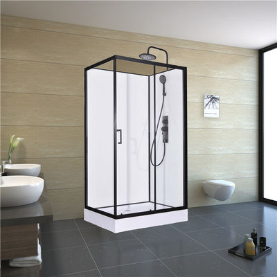 ABS acrilico bianco Tray Black Painted del bagno delle cabine quadrate della doccia