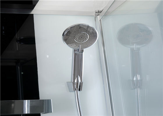 , Cabina quadrata della doccia con il vassoio acrilico bianco, porta del perno di modo, stalle di doccia d'angolo
