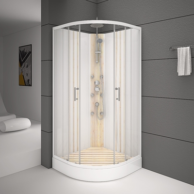Vassoio acrilico bianco dell'ABS delle cabine della doccia del bagno