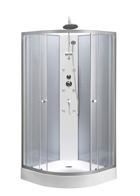 Cabina della doccia del quadrante del cerchio con il vassoio acrilico bianco 850*850*2250cm