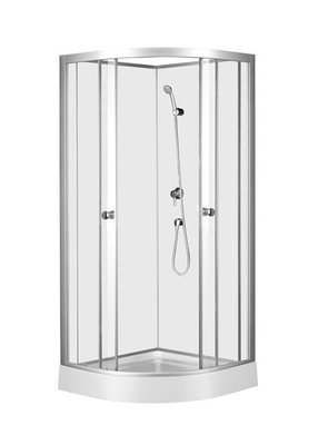 cabina della doccia del vetro temperato della struttura della lega di alluminio di 900*900*2150mm