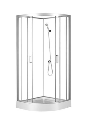 Cabina della doccia del vetro temperato della struttura della lega di alluminio di Cirle 900*900*2150mm