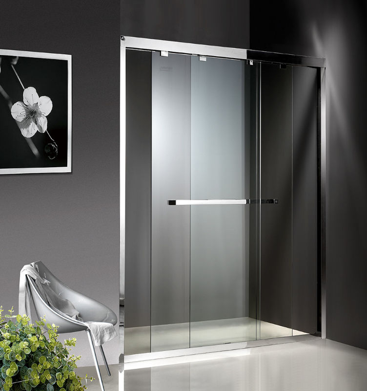 doppie porte della doccia di vetro di scivolamento di 1200-2000X1900mm, porte del cubicolo della doccia con le doppie ruote